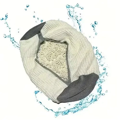 Cleanza Fluffy Fiber Shoe Washing Bag – 360° Deep Cleaning Laundry Bag for Sneakers